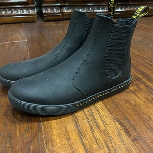 Dr. Martens Black Slip-On Boots